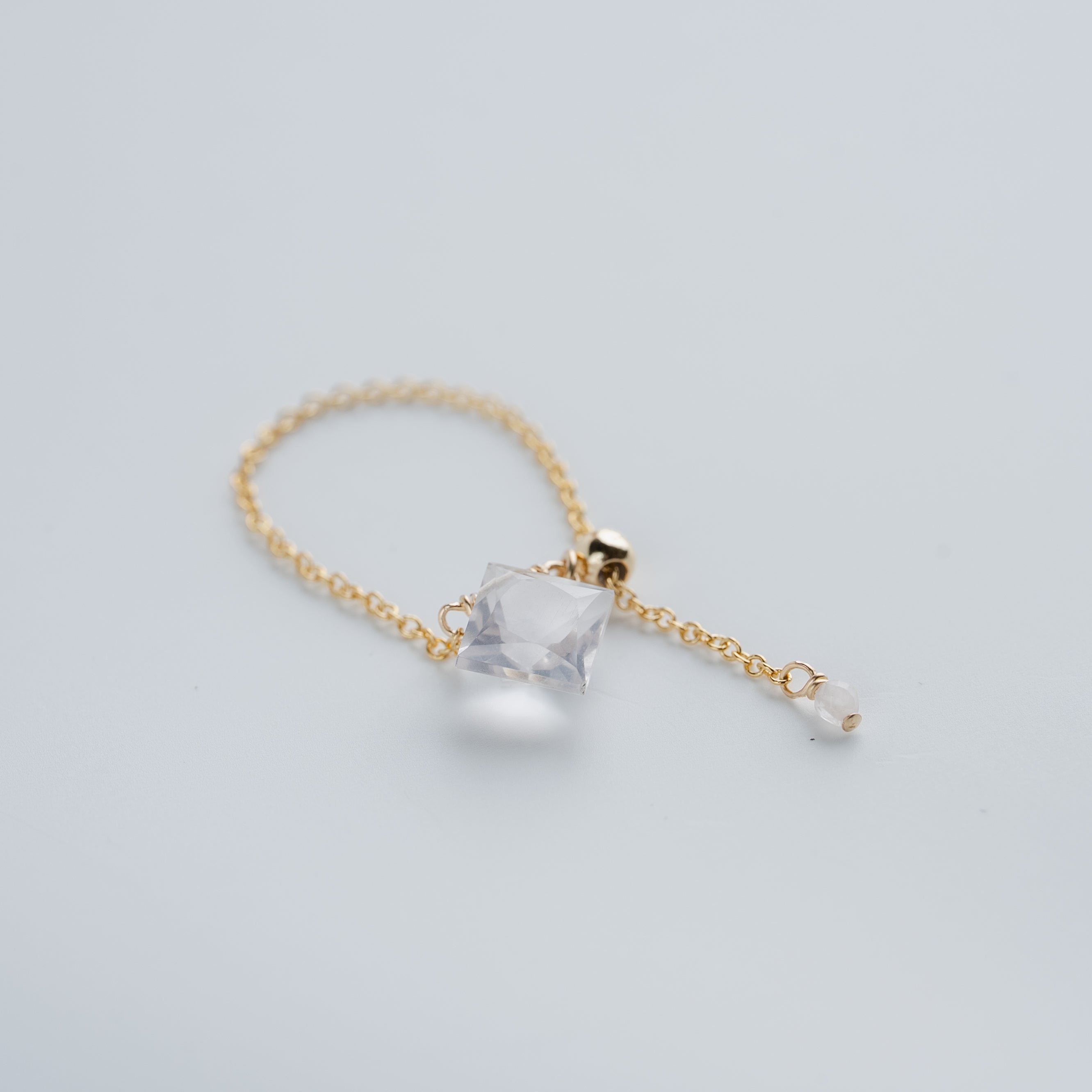 AdjustMe® ローズクォーツリング-A