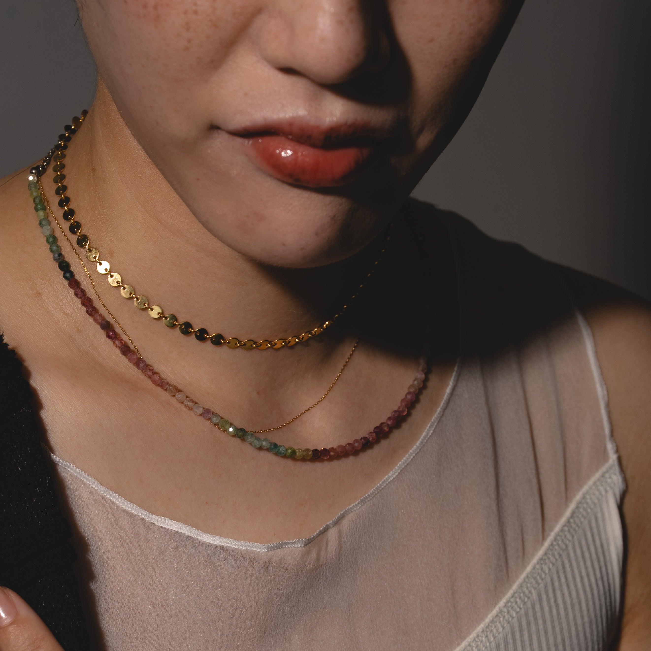 Harmony Tourmaline Beads Necklace