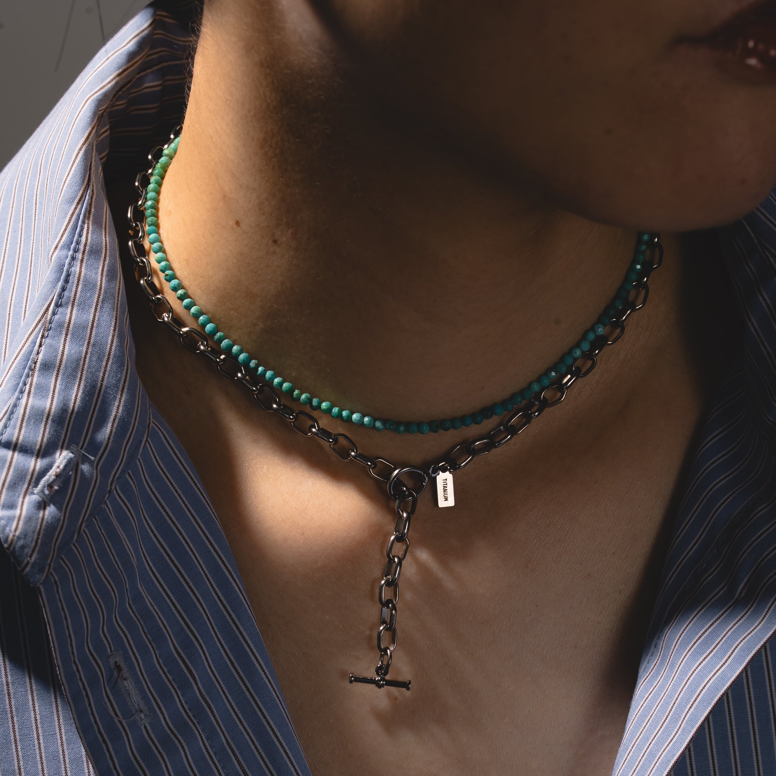 Calm Turquoise Beads Necklace