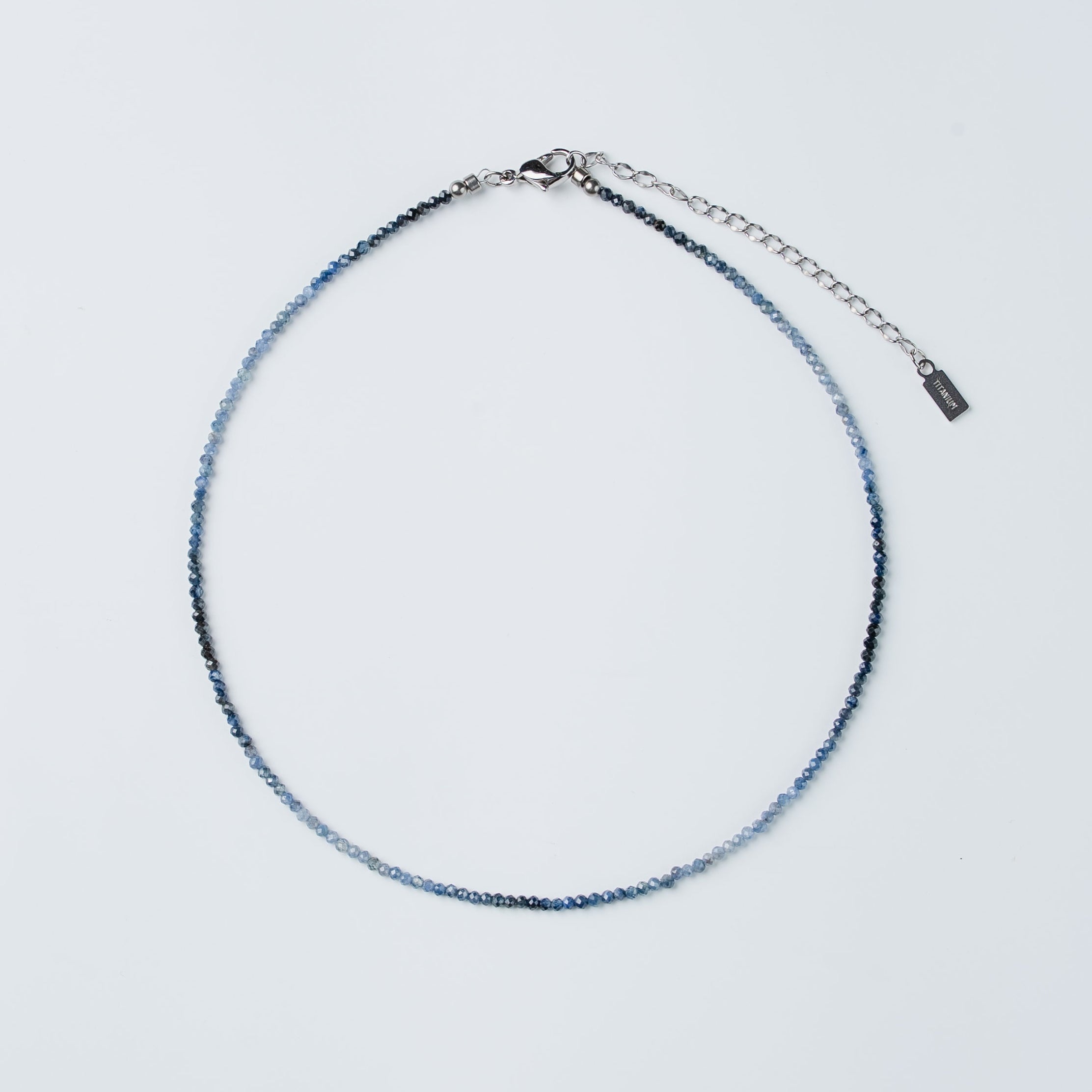 Quiet Sapphire Beads Necklace