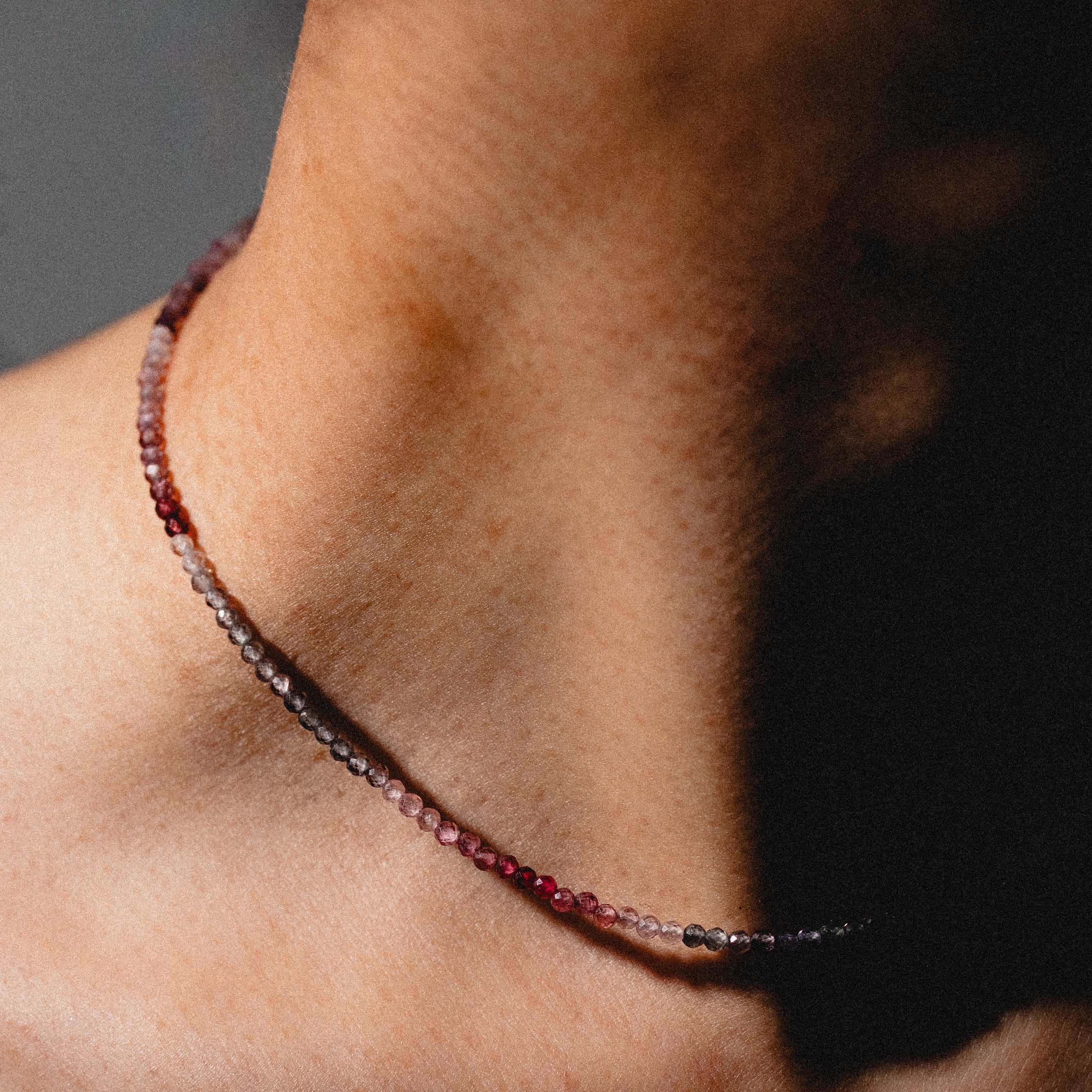 Depth Spinel Beads Necklace