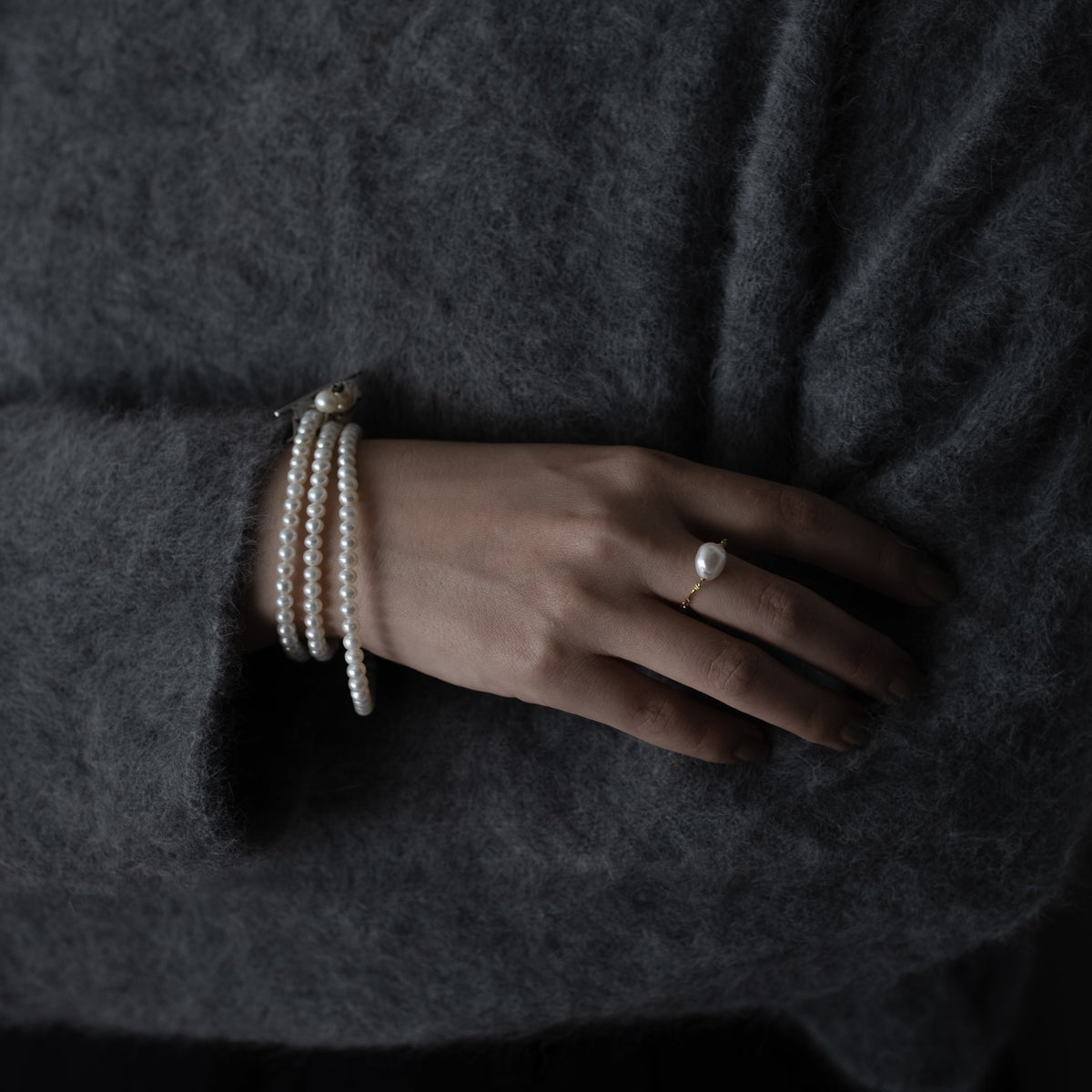 AdjustMe® Pearl Necklace 4mm / 60cm