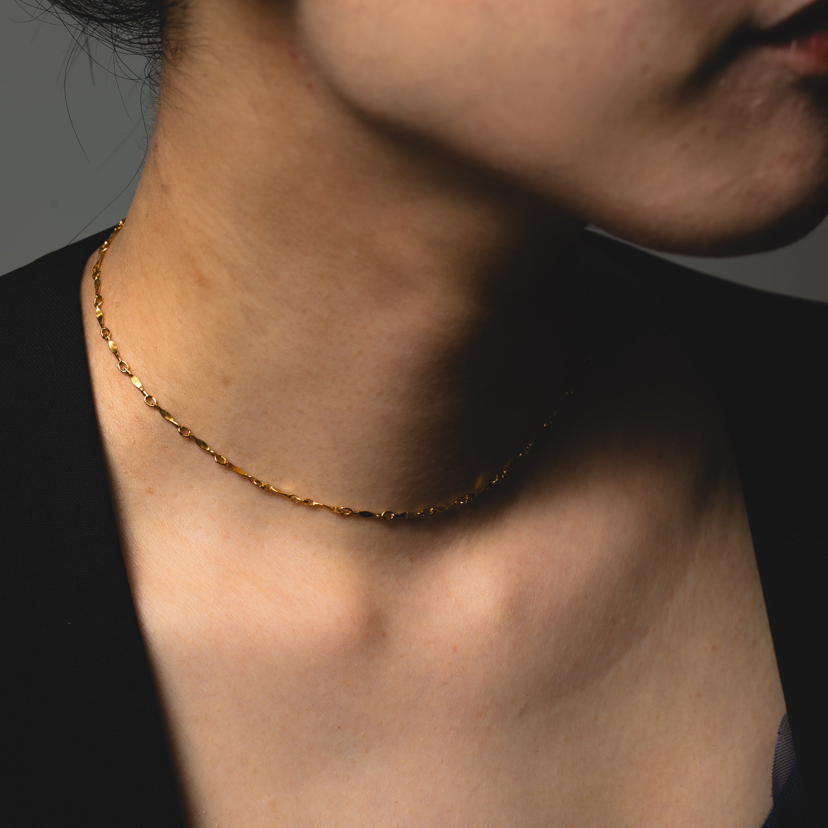 Contour Fine Chain Choker