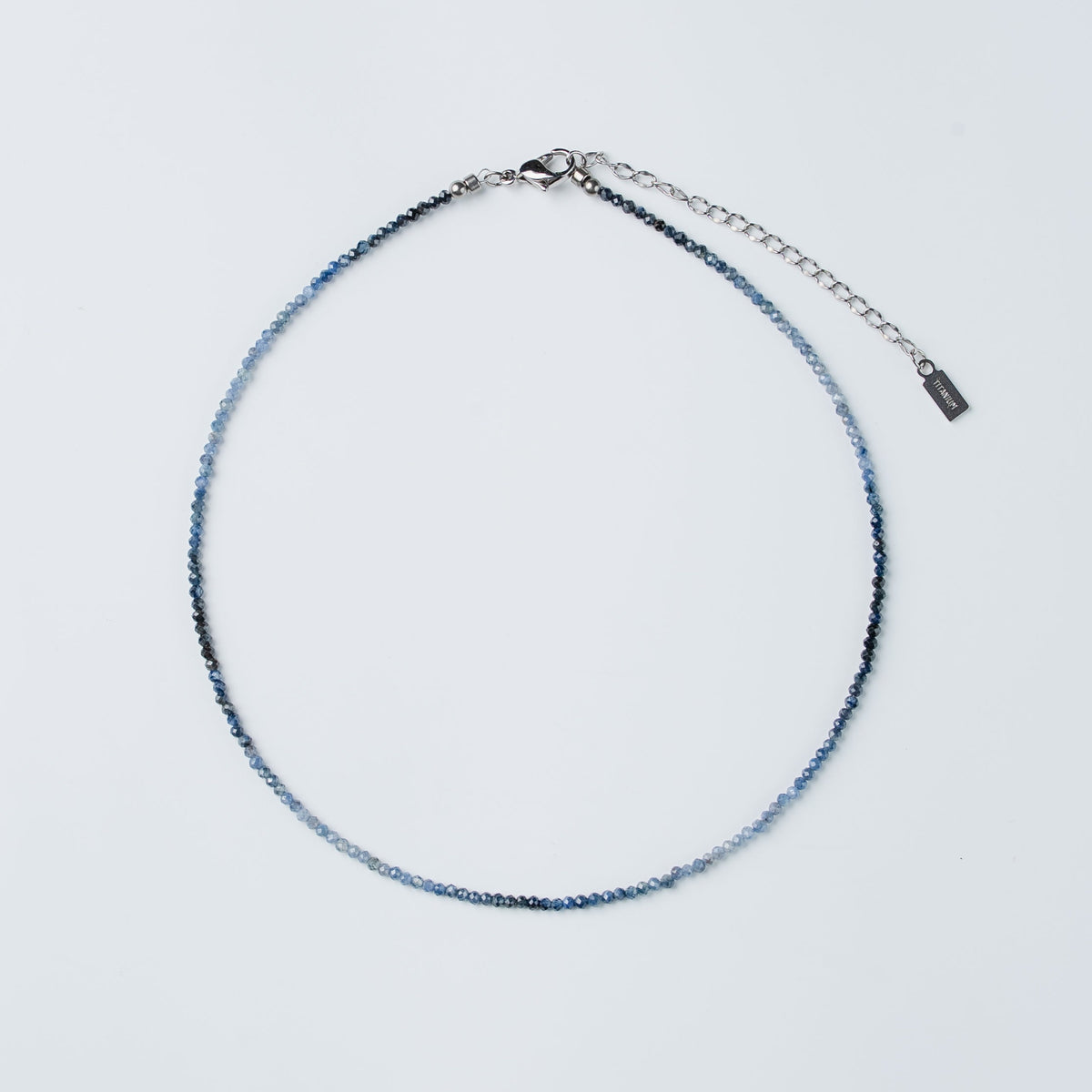 Quiet Sapphire Beads Necklace