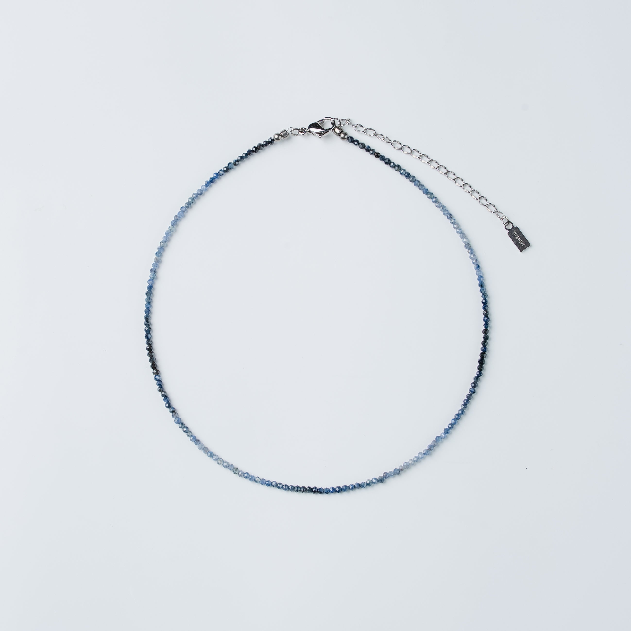 Quiet Sapphire Beads Necklace