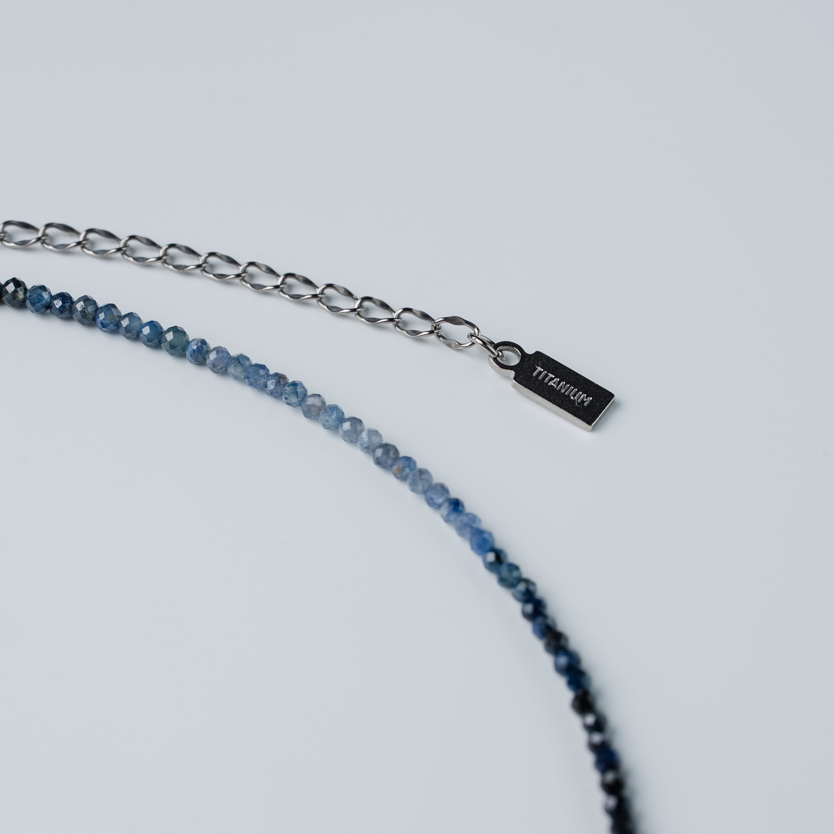 Quiet Sapphire Beads Necklace