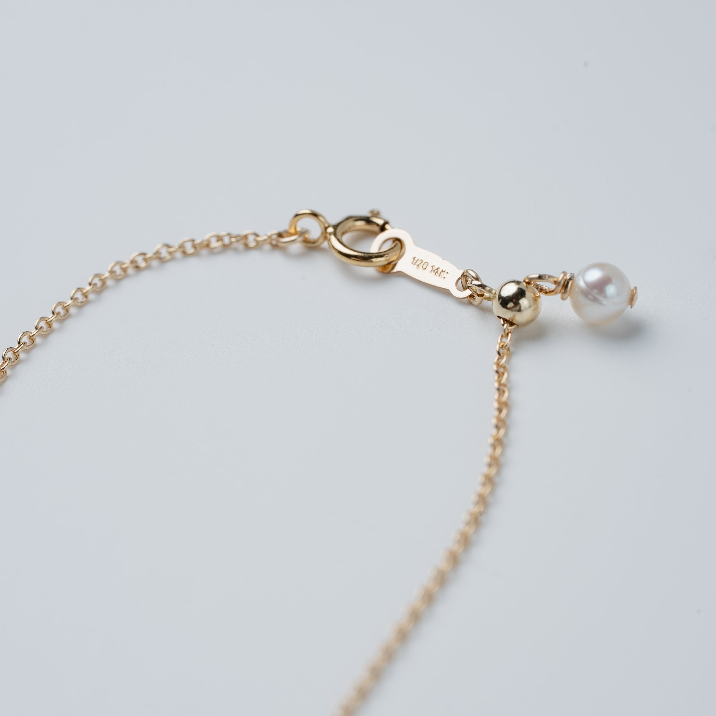 Floating Twin Pearl Necklace