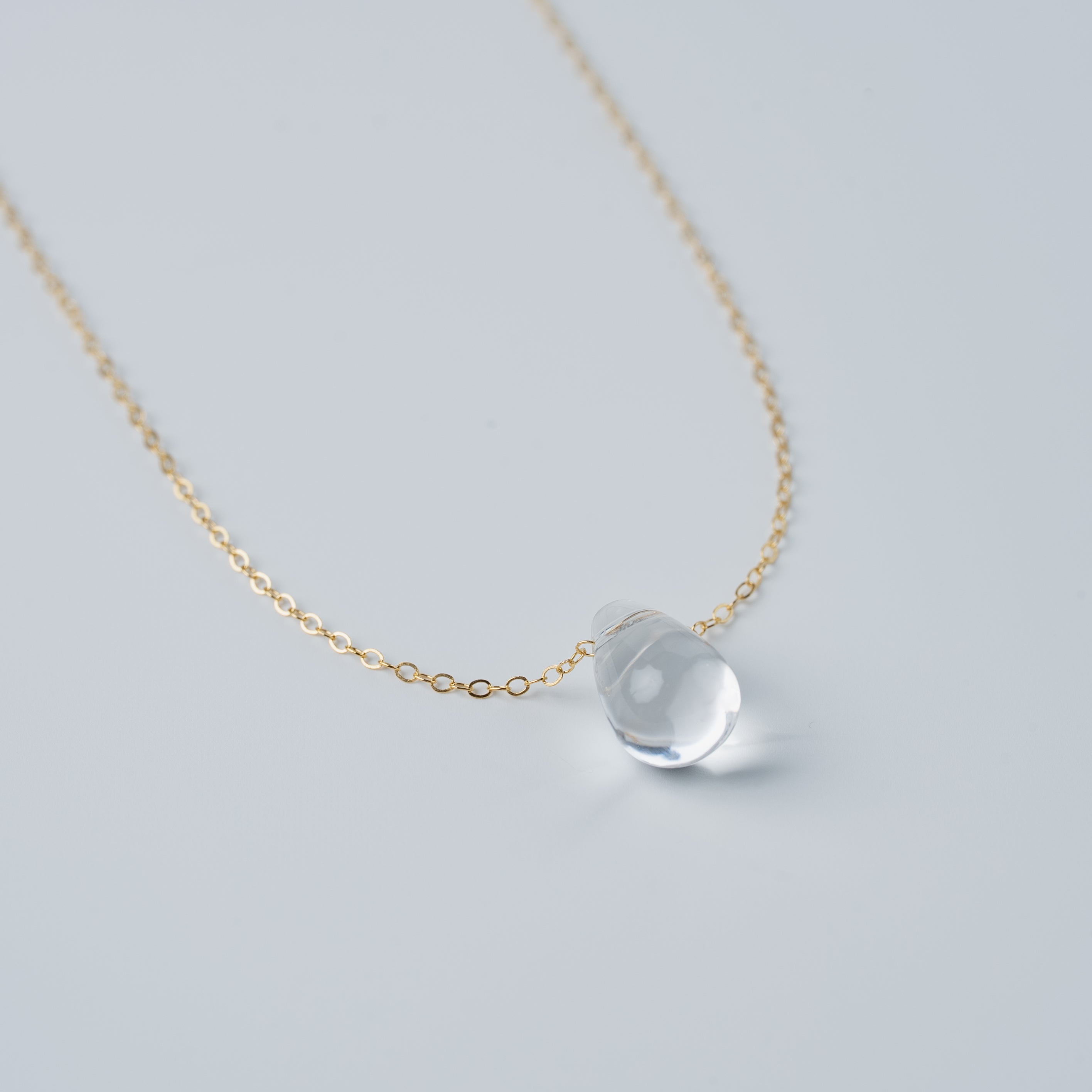 Crystal Teardrop Necklace