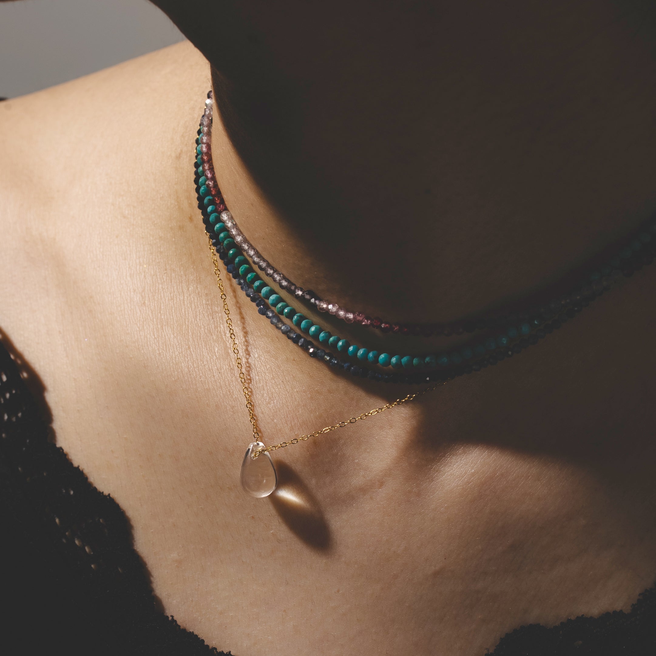Calm Turquoise Beads Necklace