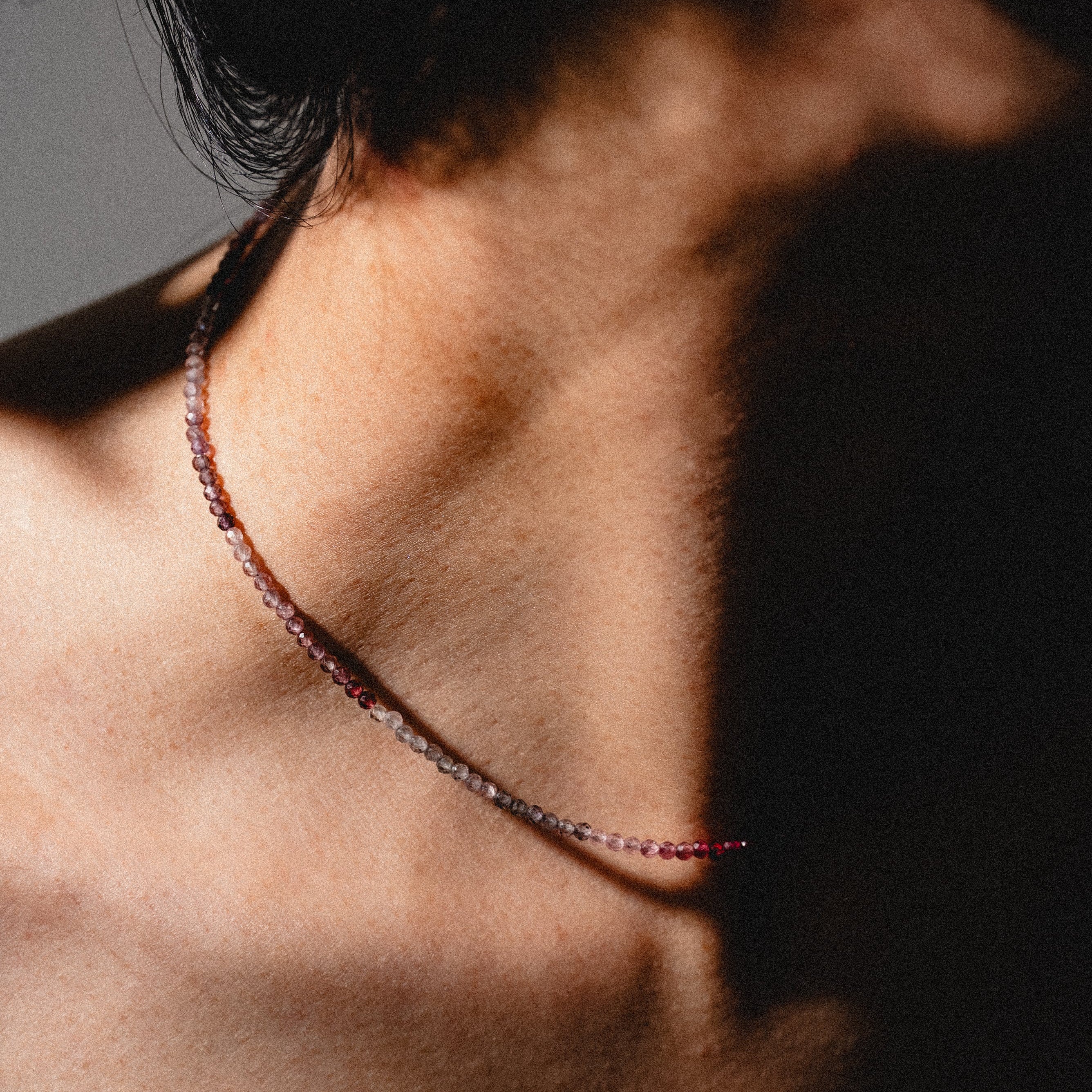 Depth Spinel Beads Necklace