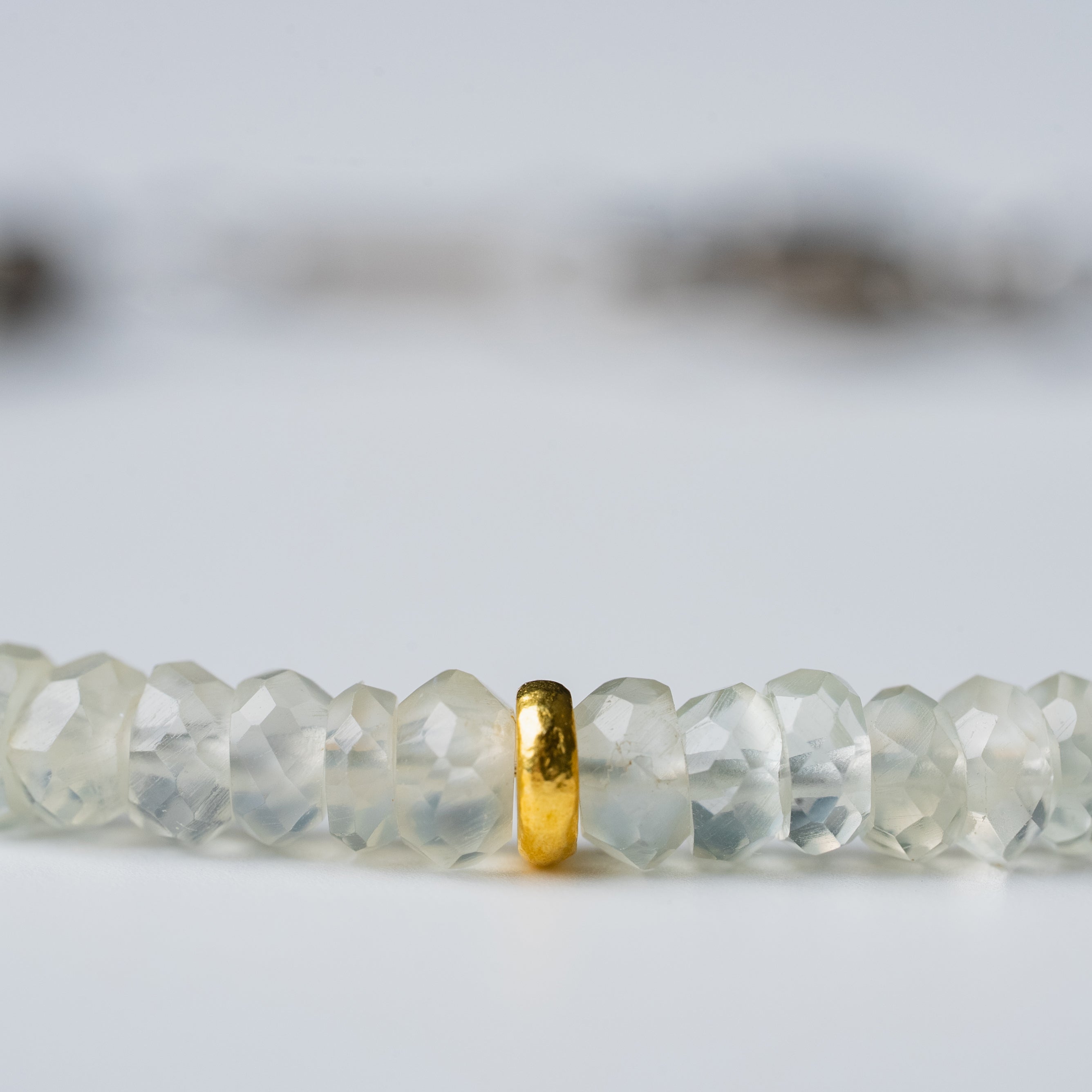 Halo Moonstone Bracelet