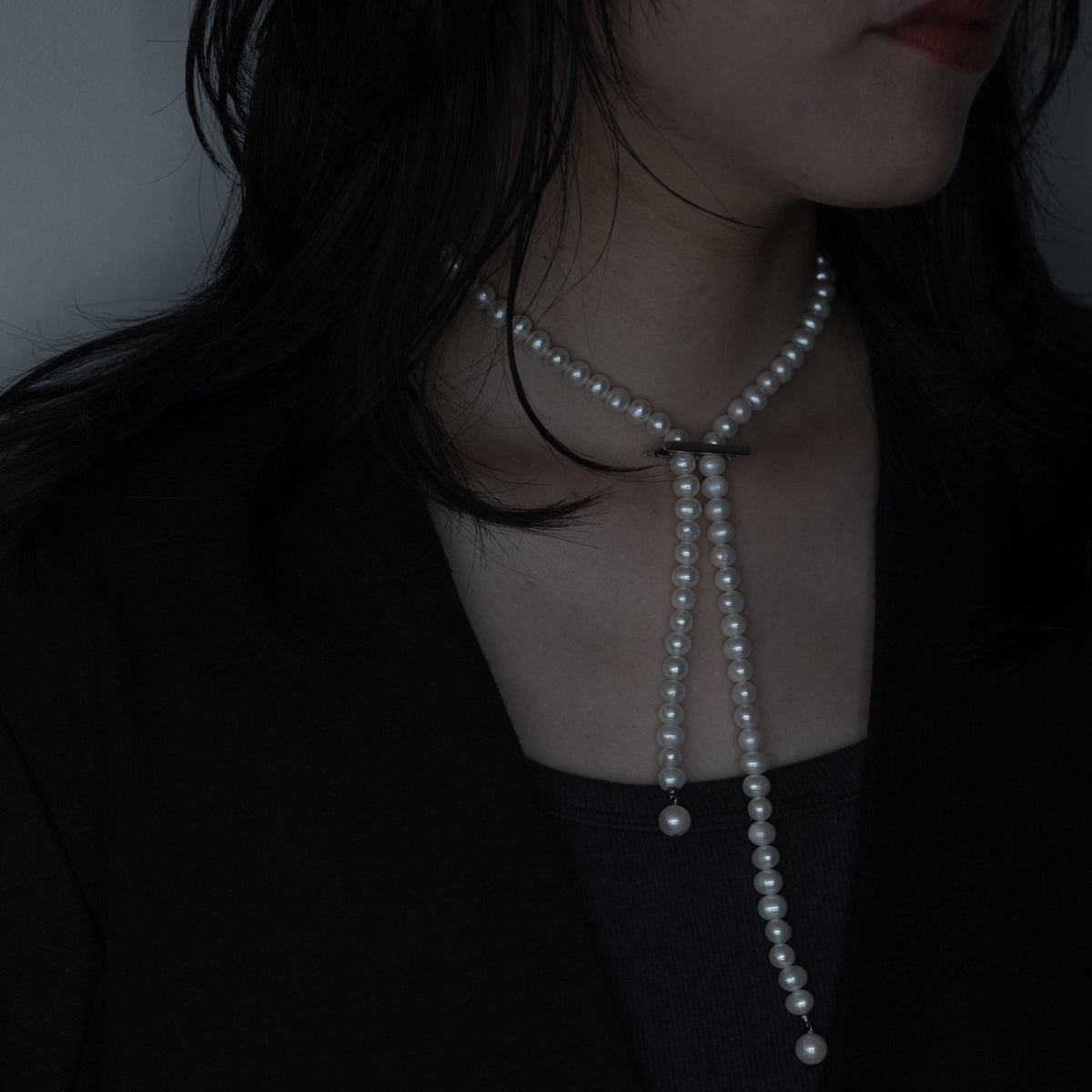 AdjustMe® Pearl Necklace 6mm  / 60cm