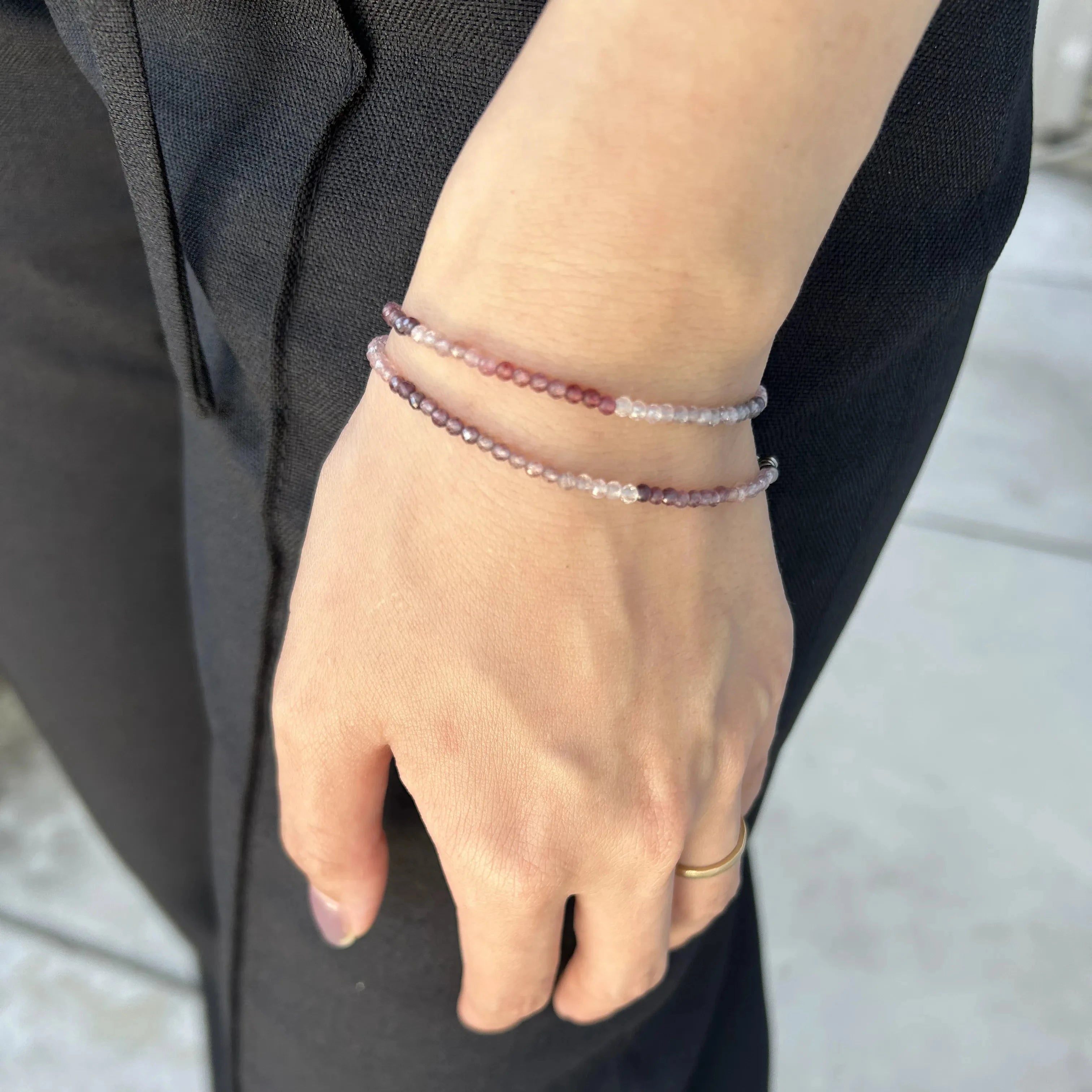 Depth Spinel Beads Necklace