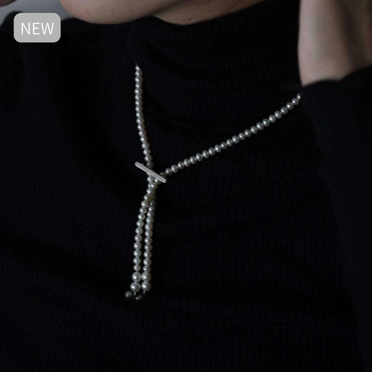 AdjustMe® Pearl Necklace 4mm / 60cm
