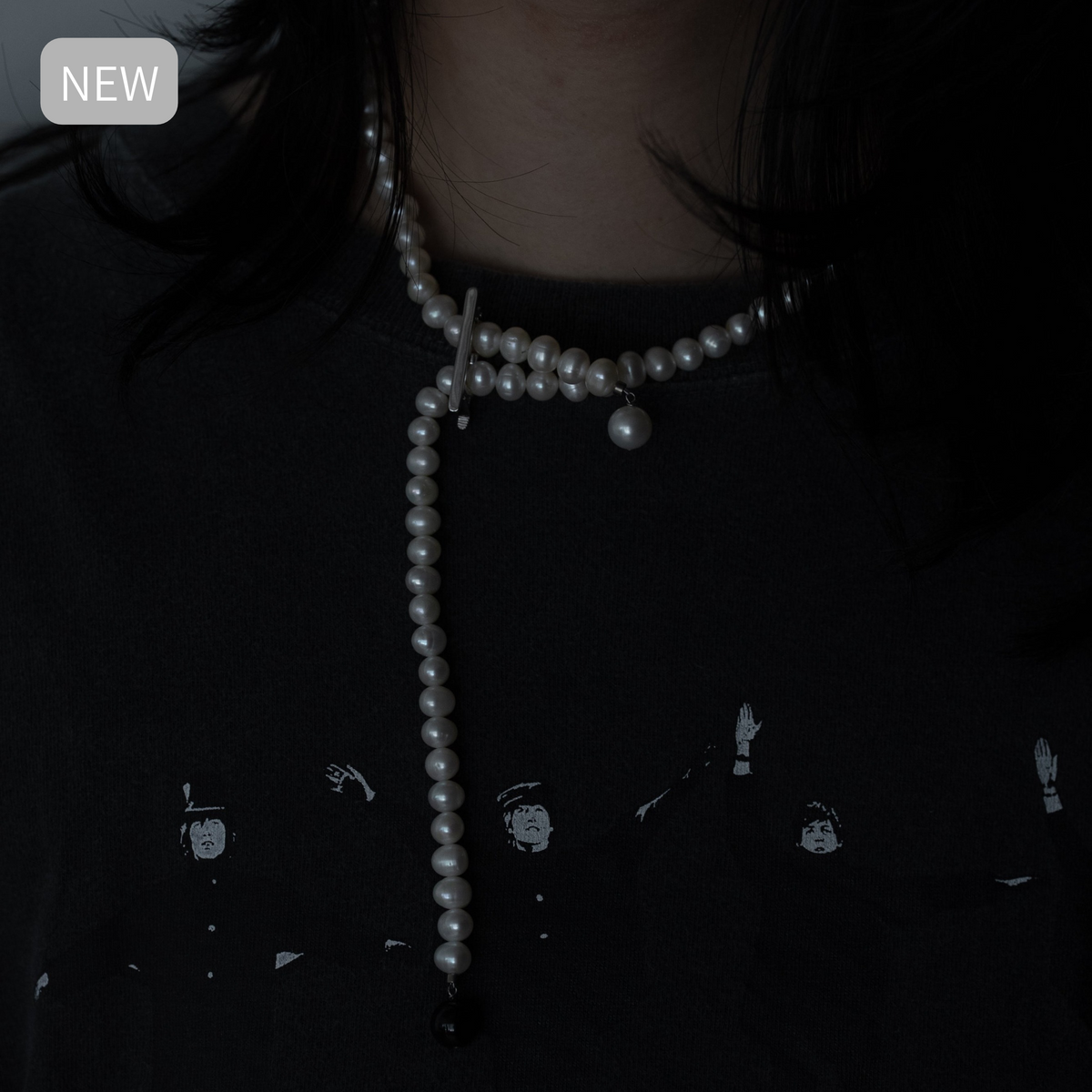 AdjustMe® Pearl Necklace 6mm  / 60cm